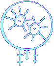 Quote Catcher logo.  Dream catcher with creativyst logo in circle